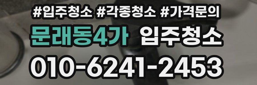 문래동4가 이사청소