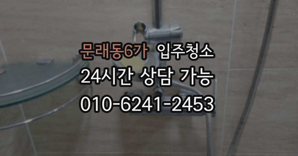 문래동6가 입주청소