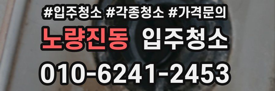 노량진동 이사청소