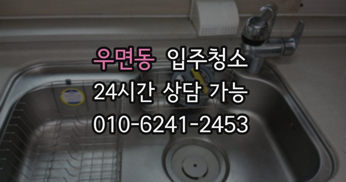 우면동 입주청소