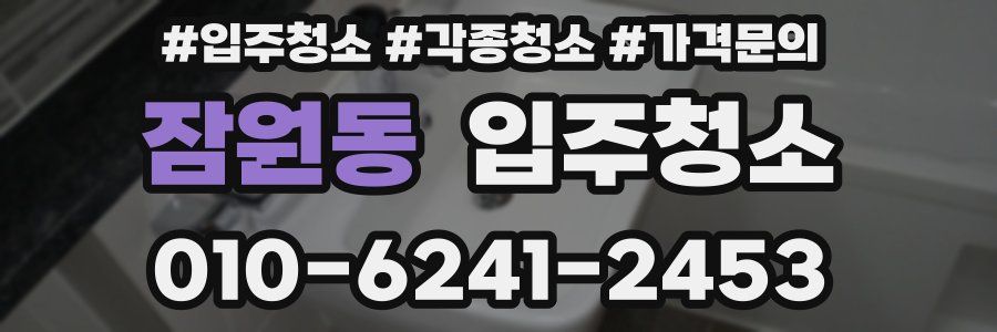 잠원동 이사청소