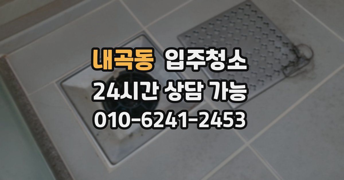 내곡동 입주청소