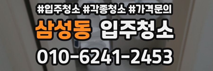 삼성동 이사청소