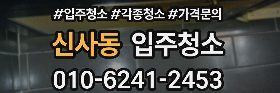 신사동 이사청소