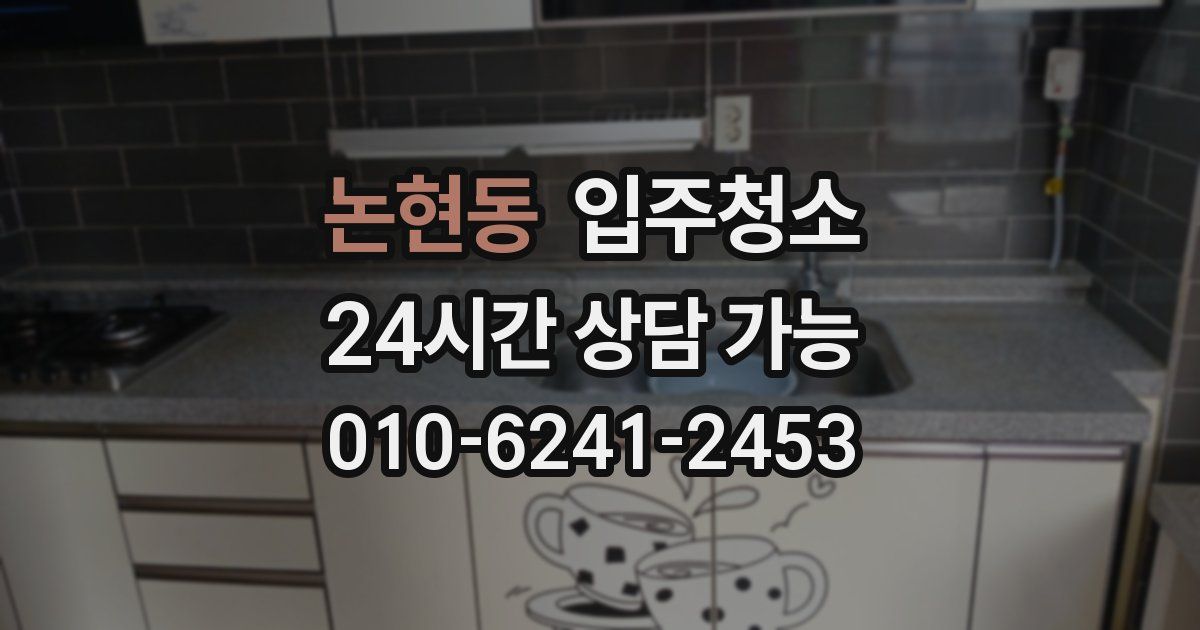 논현동 입주청소