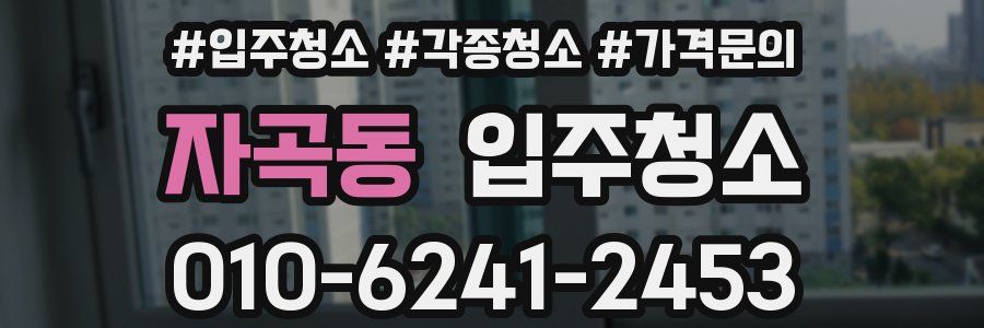 자곡동 이사청소