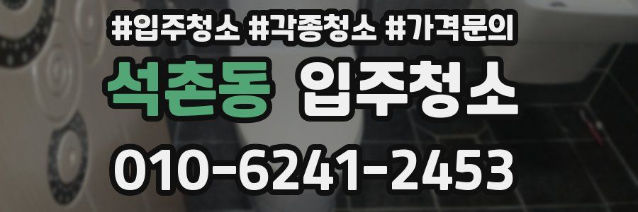 석촌동 이사청소