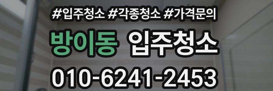 방이동 이사청소