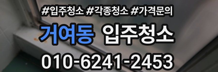 거여동 이사청소