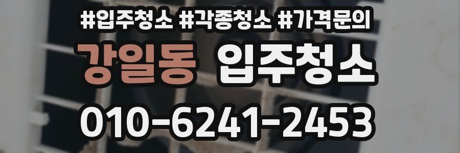 강일동 이사청소