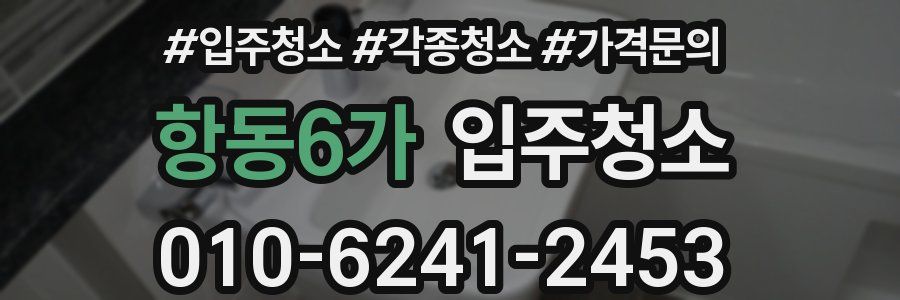 항동6가 이사청소