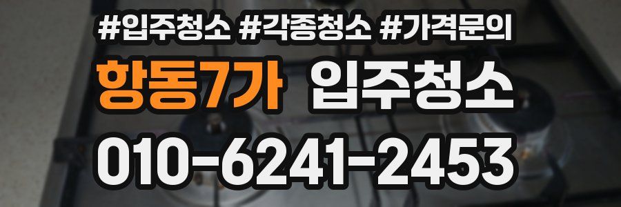 항동7가 이사청소