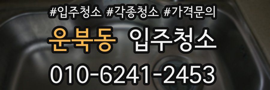 운북동 이사청소