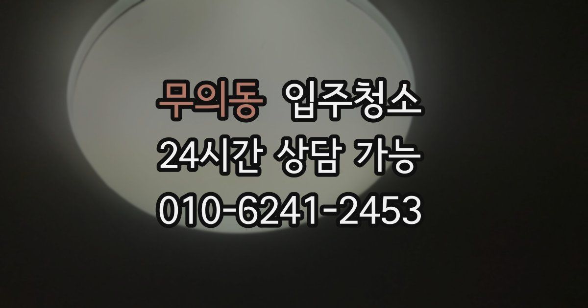 무의동 입주청소