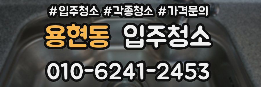 용현동 이사청소