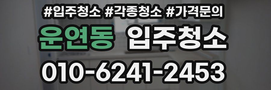 운연동 이사청소