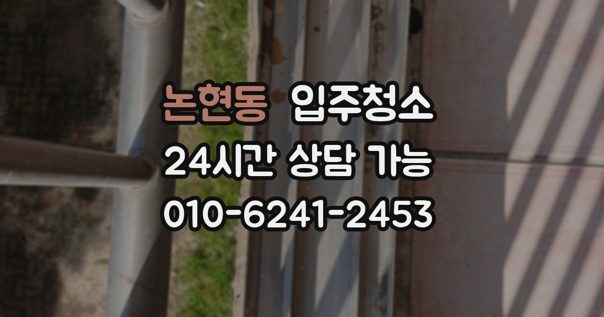 논현동 입주청소