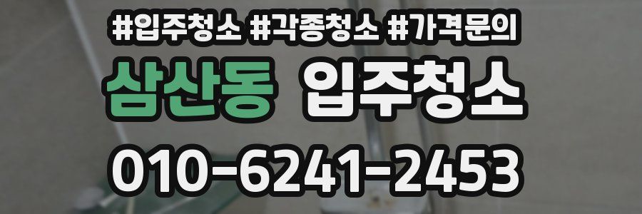 삼산동 이사청소