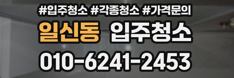 일신동 이사청소