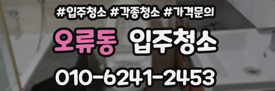 오류동 이사청소