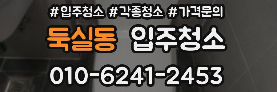 둑실동 이사청소