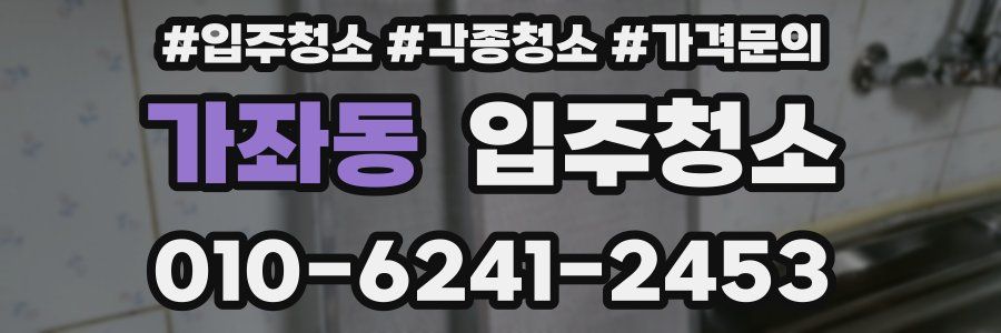 가좌동 이사청소