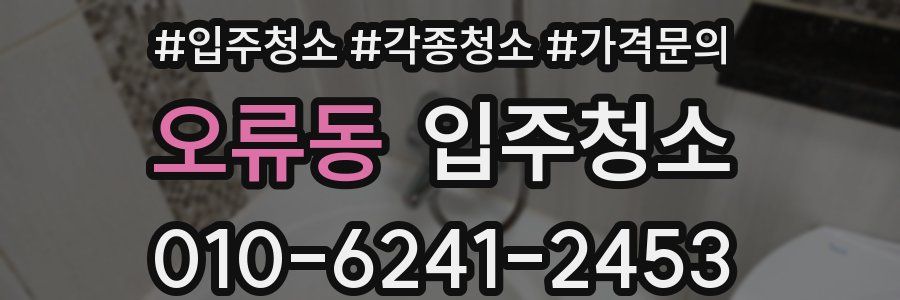 오류동 이사청소