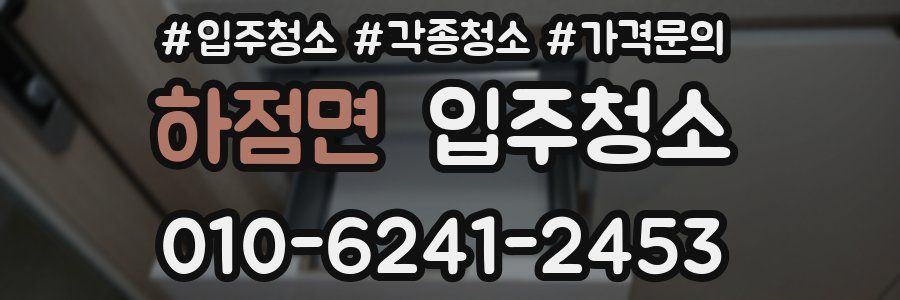 하점면 이사청소