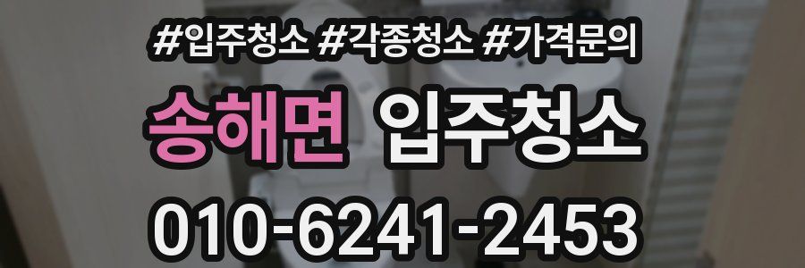 송해면 이사청소