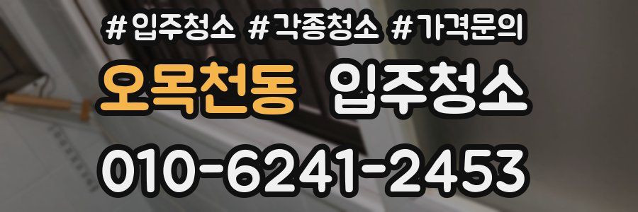 오목천동 이사청소