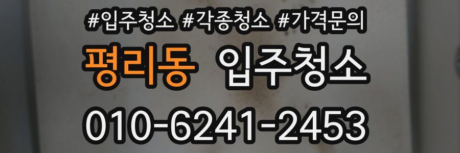 평리동 이사청소