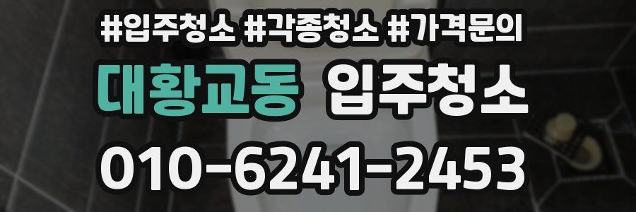 대황교동 이사청소