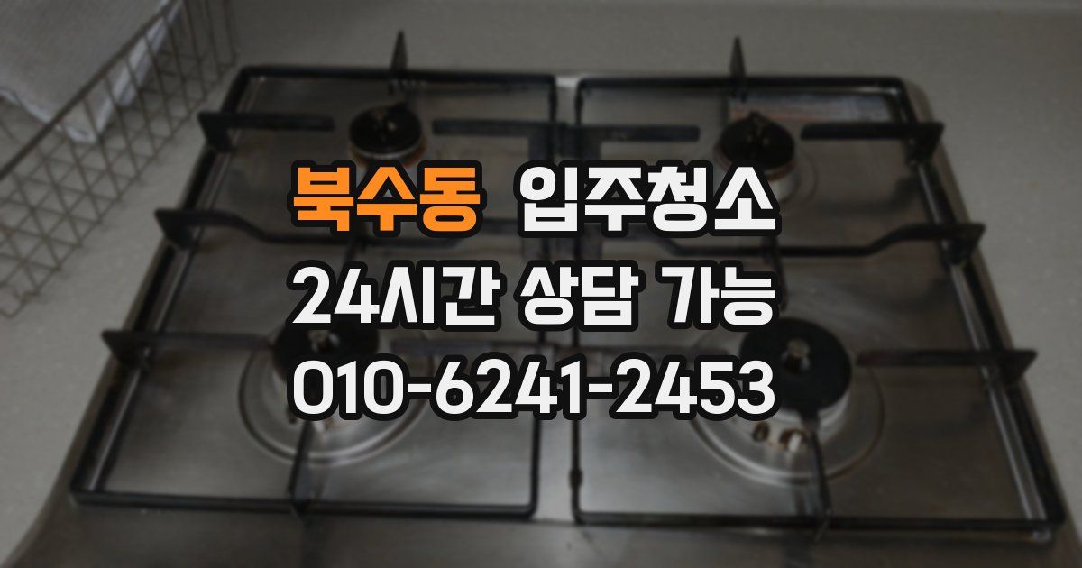 북수동 입주청소
