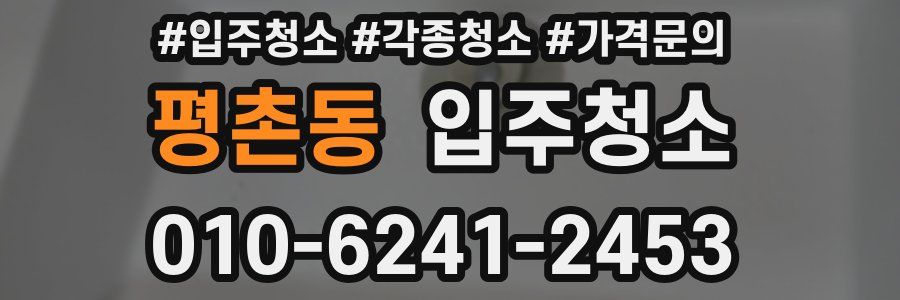 평촌동 이사청소