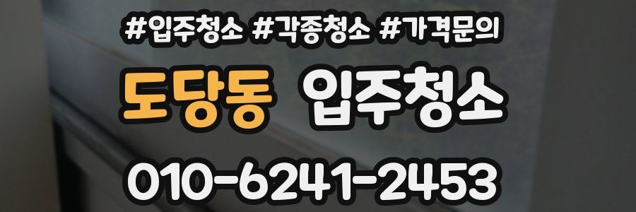 도당동 이사청소