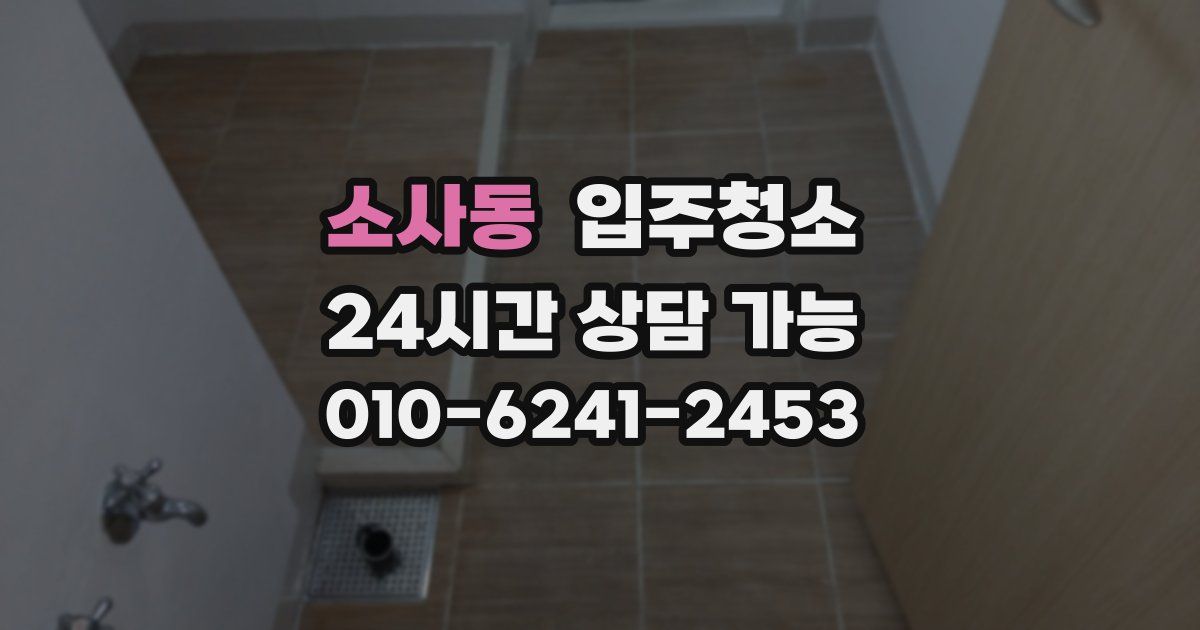 소사동 입주청소