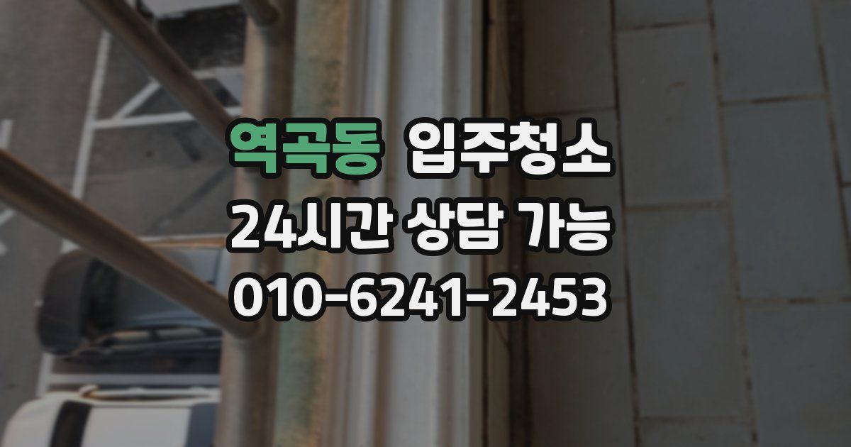 역곡동 입주청소