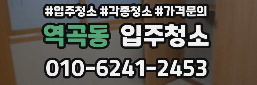 역곡동 이사청소