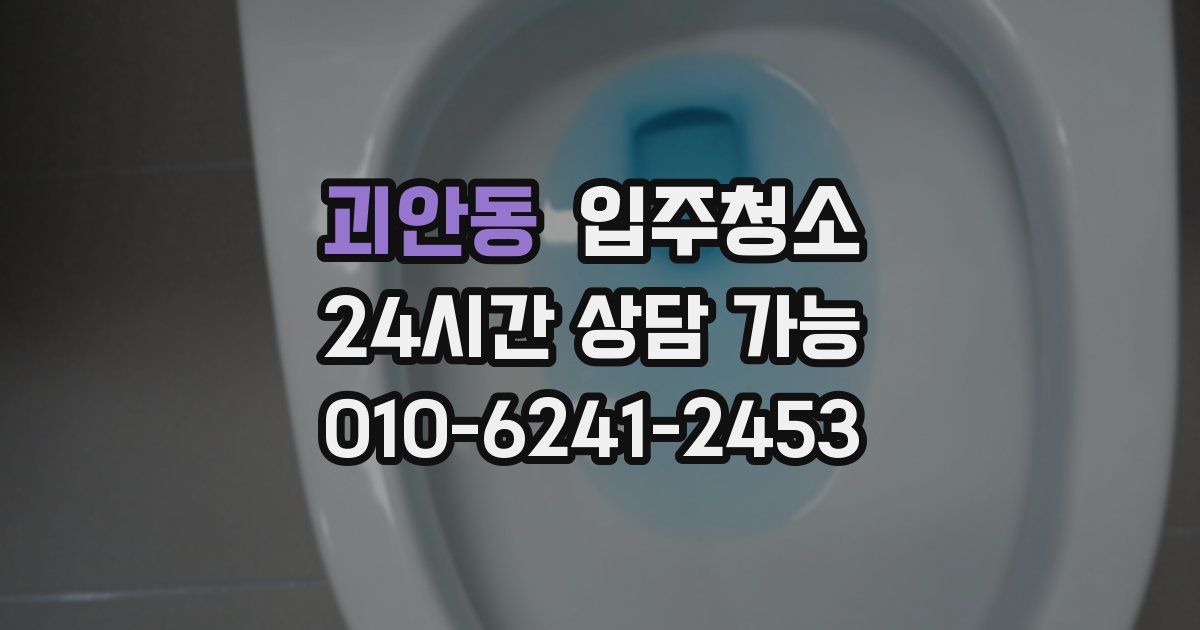 괴안동 입주청소