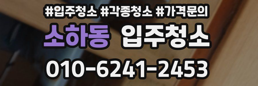 소하동 이사청소