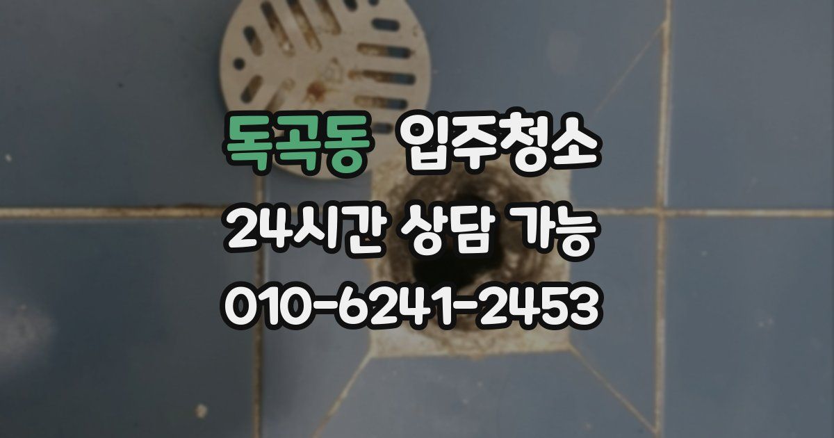 독곡동 입주청소