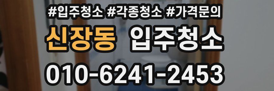 신장동 이사청소