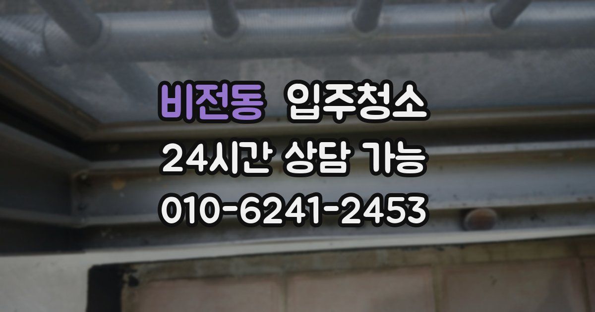 비전동 입주청소