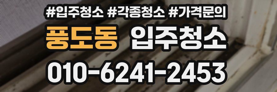 풍도동 이사청소