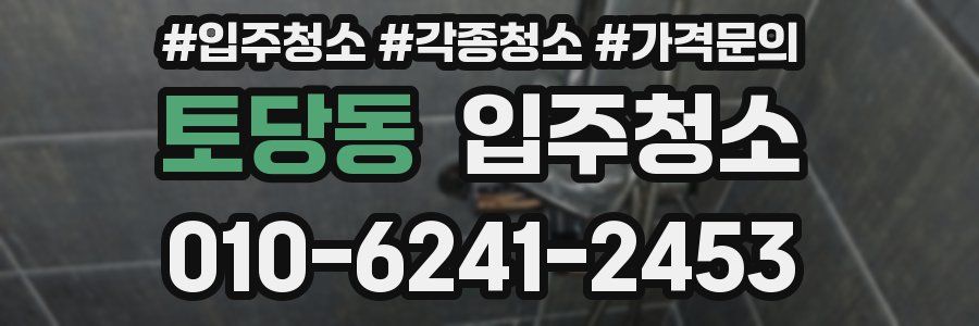 토당동 이사청소