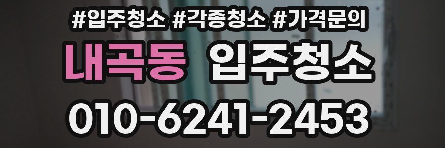 내곡동 이사청소