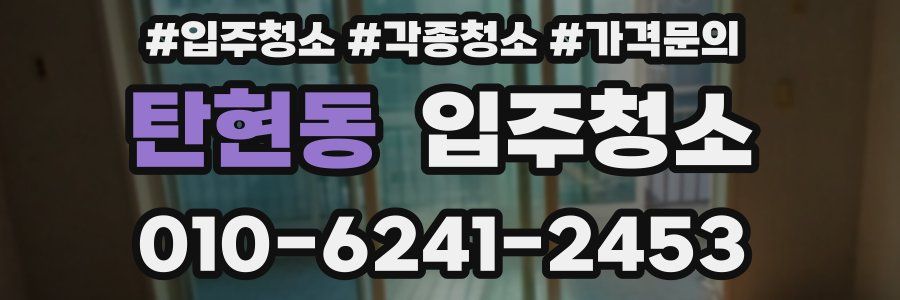 탄현동 이사청소