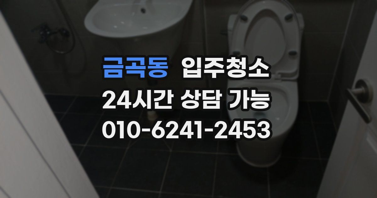 금곡동 입주청소