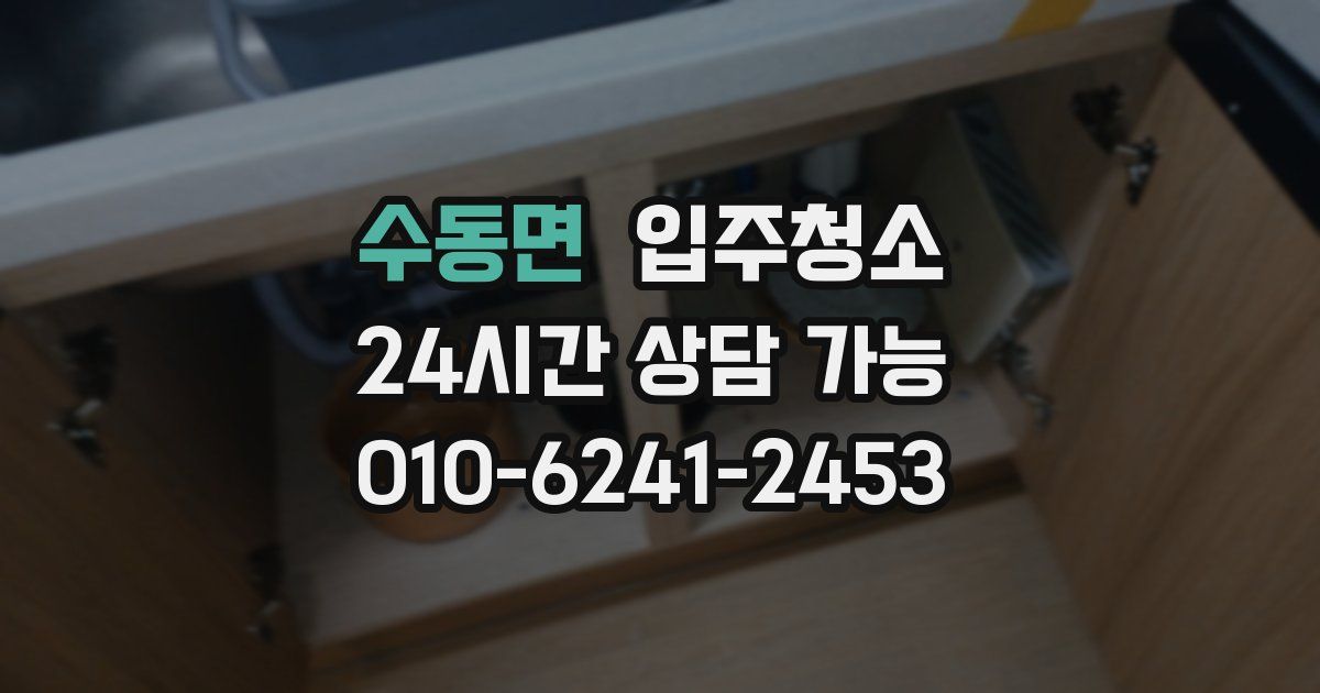 수동면 입주청소