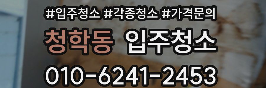 청학동 이사청소